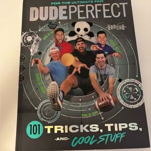 Dude Perfect 101 Tricks, Tips and Cool Stuff Book - Black Cover